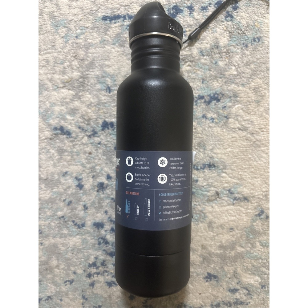 BottleKeeper The Standard 2.0 12 oz Black Powder Coat Insulated Bottle Holder!!! - Picture 2 of 5